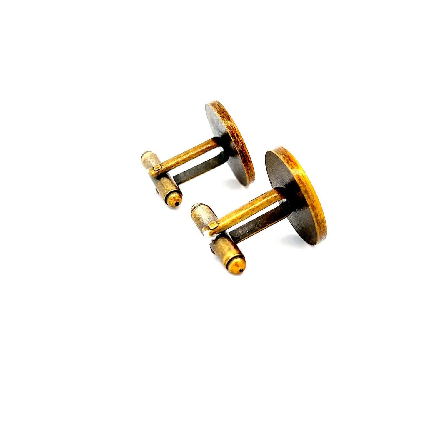 Salt Lake Temple Doorknob Cufflinks | Antique Gold